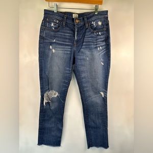J CREW SLIM BROKEN IN BOYFRIEND HIGH RISE JEANS Size‎ 28